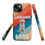 Thumbnail: Tough Case for iPhone® Labrador Love With Retro Background