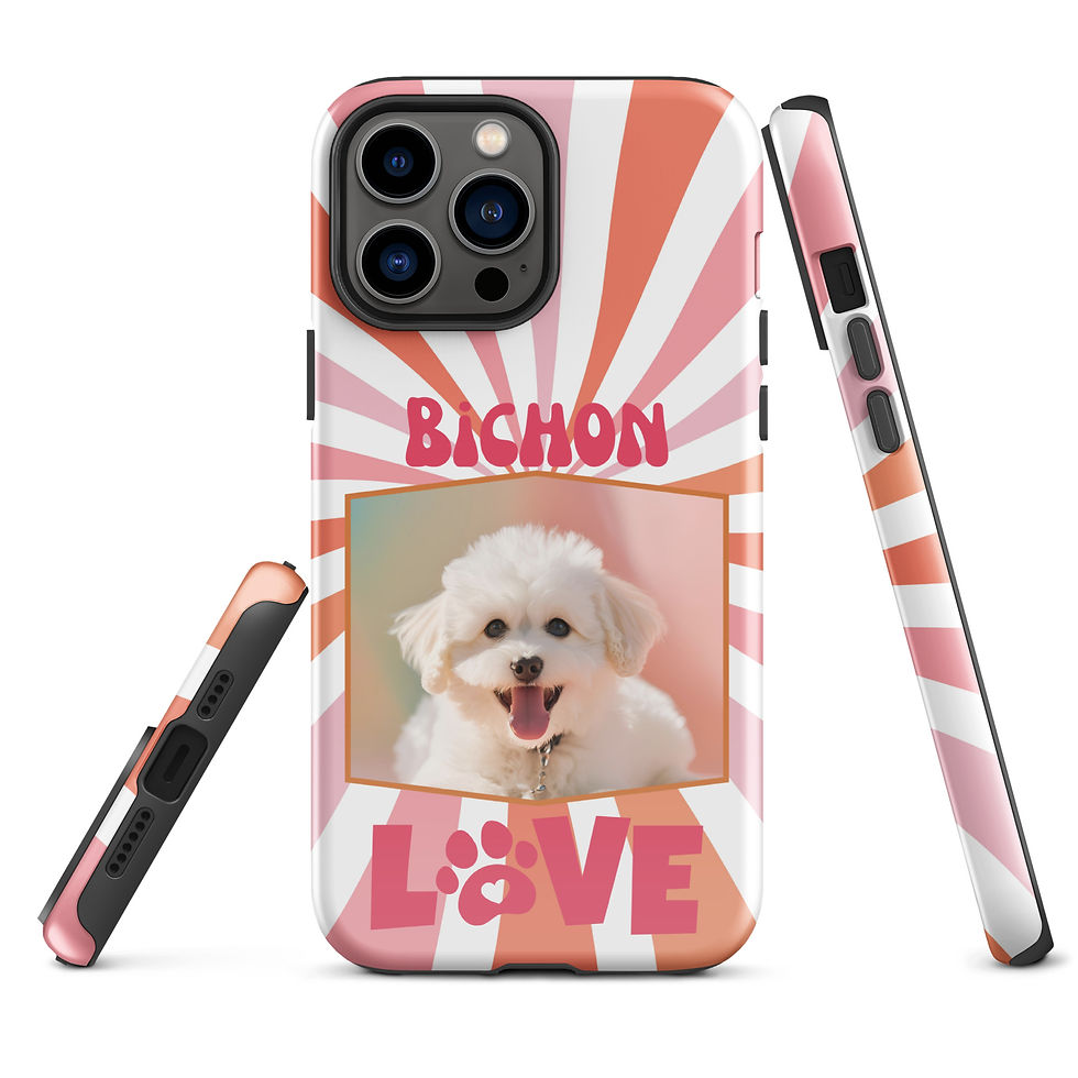 Thumbnail: Tough Case for iPhone® Bichon Love