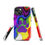 Thumbnail: Tough Case for iPhone® Paw with Ultimate Groovy Background