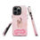 Thumbnail: Tough Case for iPhone® Kitten Princess with Pink Rose Background