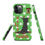 Thumbnail: Tough Case for iPhone® I need Pawfee Pup with Green Polka Dot Background