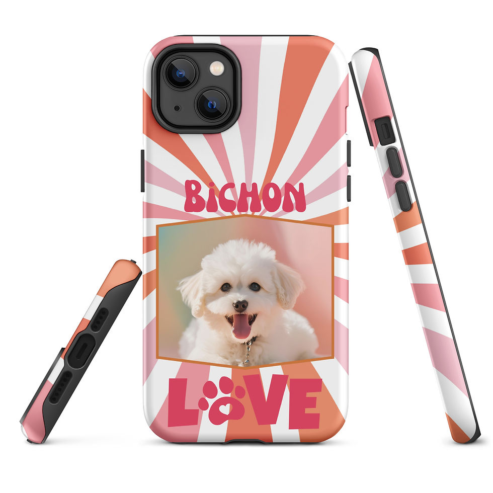 Thumbnail: Tough Case for iPhone® Bichon Love