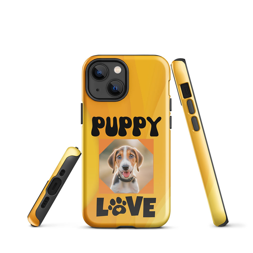 Thumbnail: Tough Case for iPhone® Foxhound Puppy Love