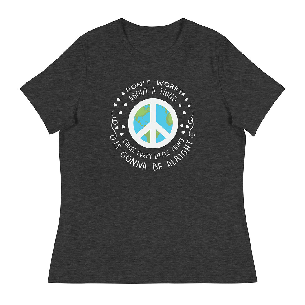 Thumbnail: Women's Relaxed T-Shirt- Its Going to Be Alright