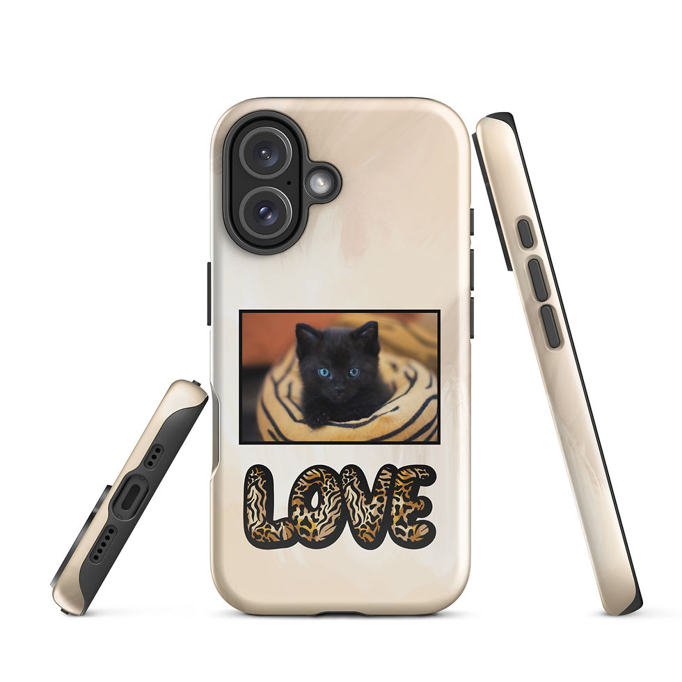 Thumbnail: Tough Case for iPhone® Kitten Love