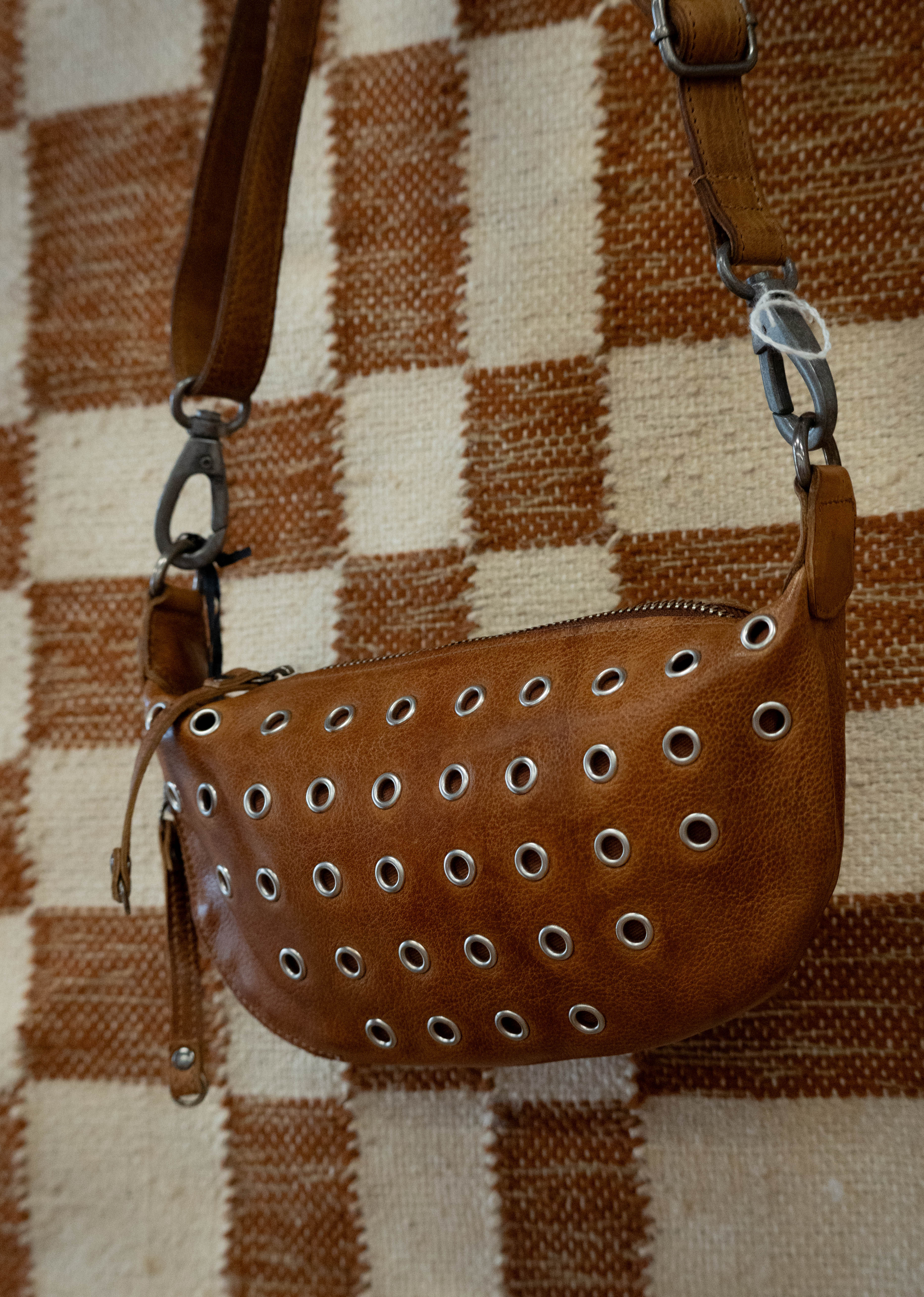 Grommet Crossbody Bag