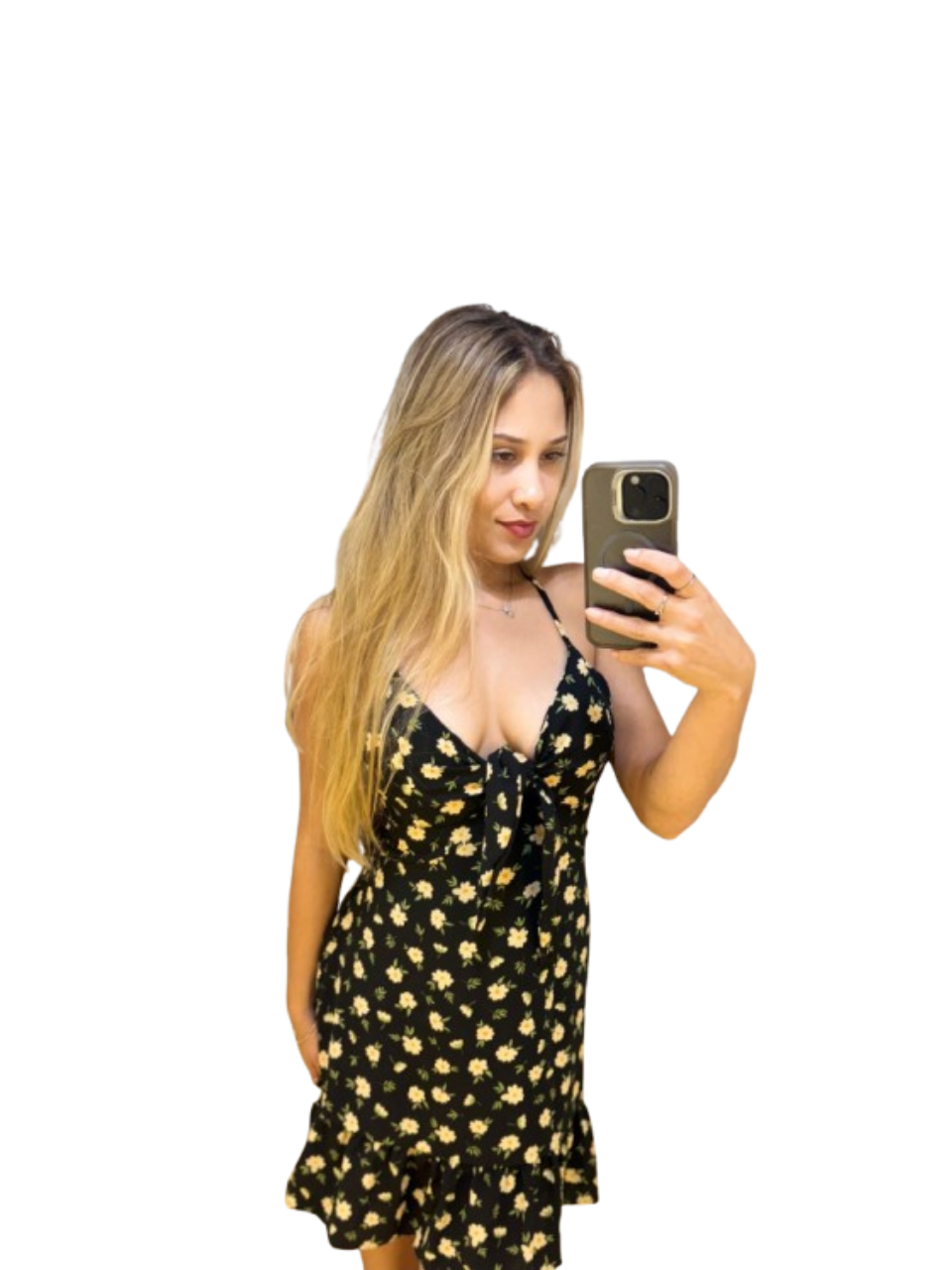 Vestido Curto Floral