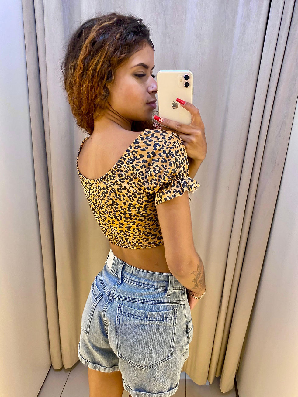 Miniatura: Blusa Croped Estampa Print