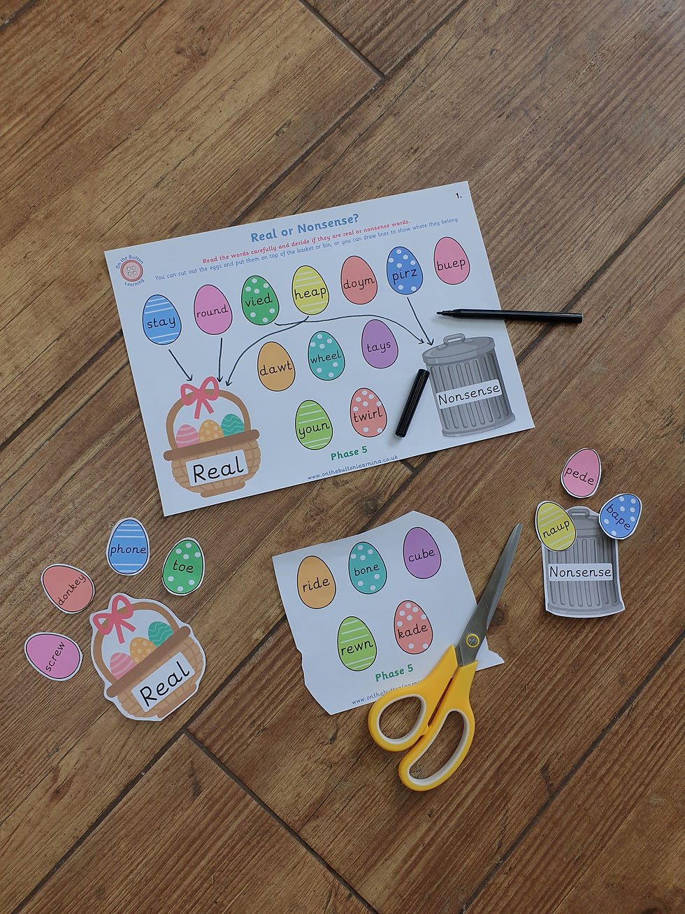 Thumbnail: Year 1 Easter Phonics Pack