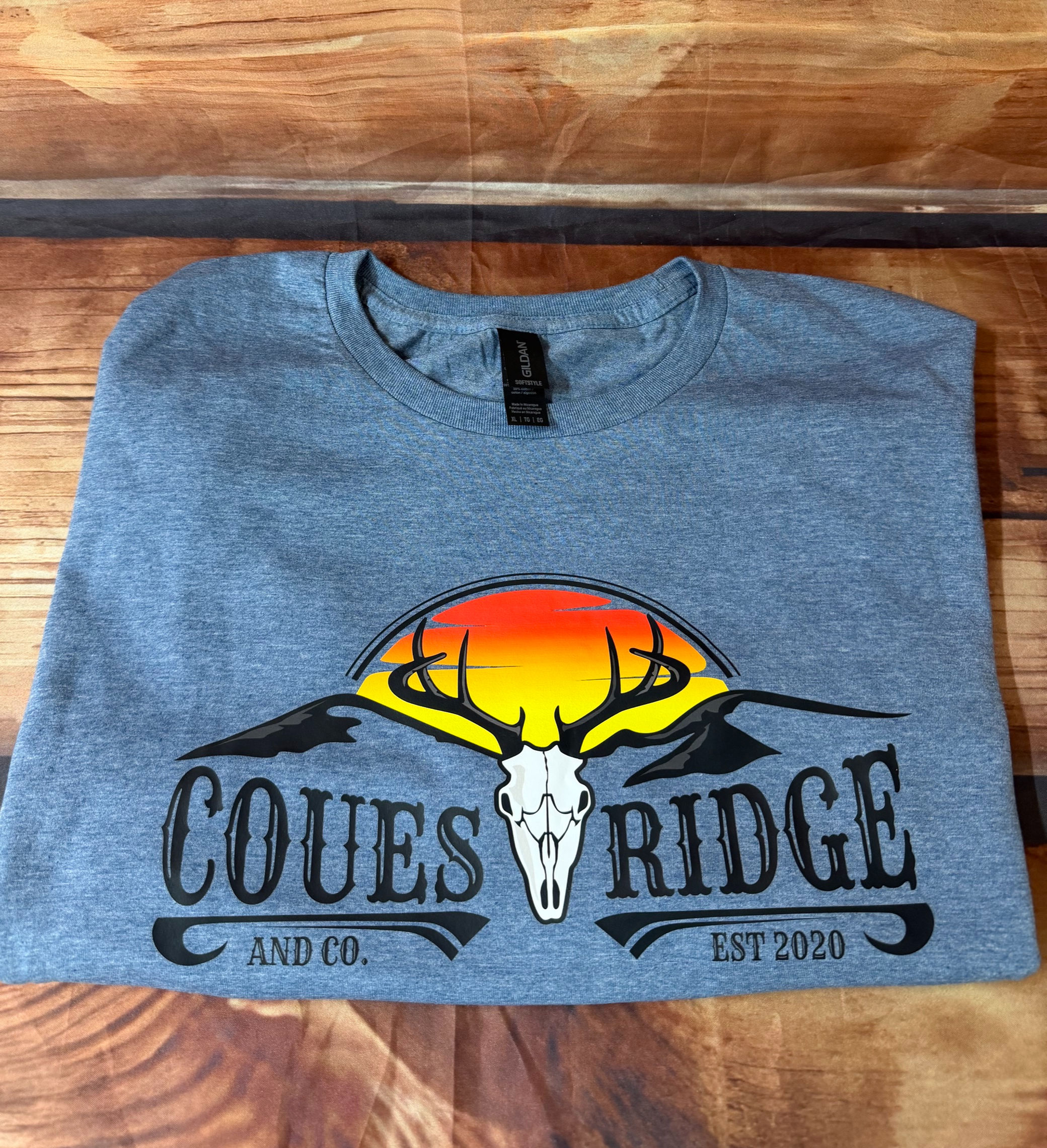 COUES RIDGE TSHIRT HEATHER INDIGO (BLUE)