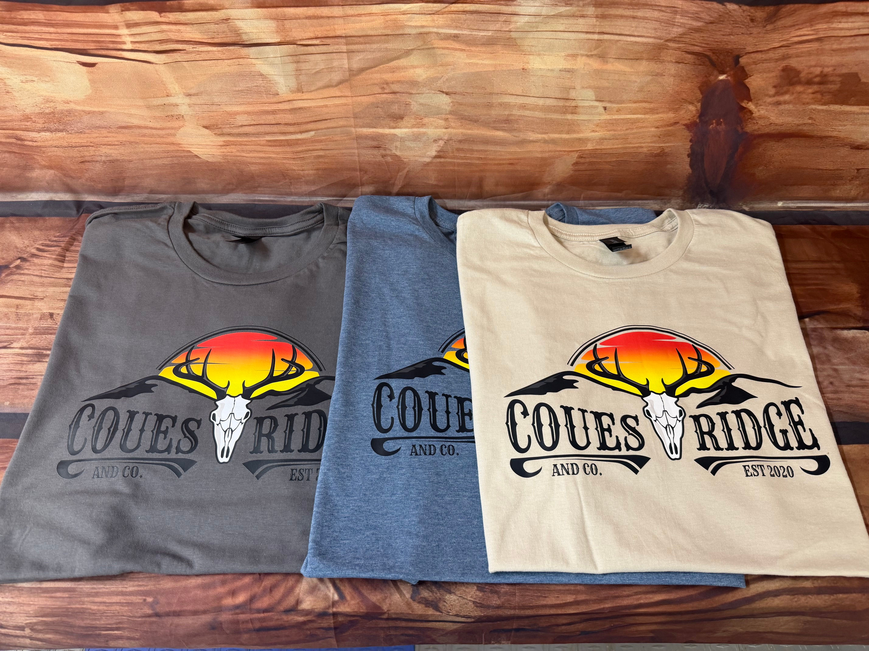 COUES RIDGE T-SHIRT CHARCOAL GRAY