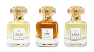 Touch of Oud Jelood, Trat and Aghla Extrait de Parfum bottles, now at Fragrance Passion France