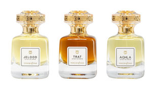 Touch of Oud Jelood, Trat and Aghla Extrait de Parfum bottles, now at Fragrance Passion France