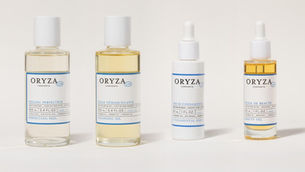 Oryza Lab Perfecting Peel, Cleansing Oil, Fundamental Serum and Beauty Oil, now in the US with Beautyspace