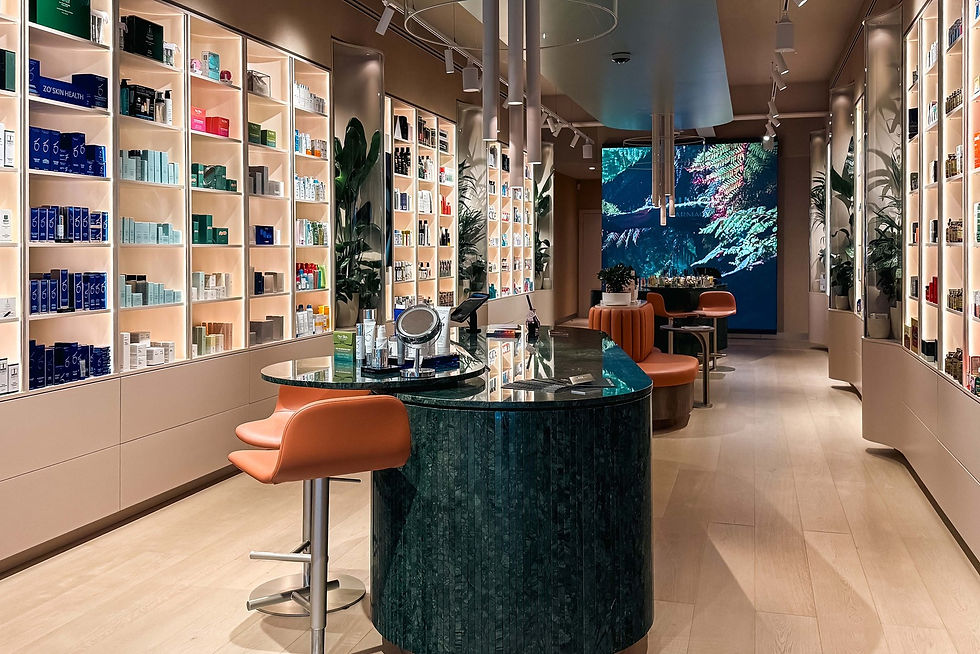 Inside the Prince Pharmacy boutique in Mayfair, London