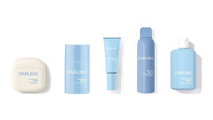 Darling Cloud Drop, Shield-Me, Glowy Screen, Mist-Me and Protect-Me SPF 50 suncare