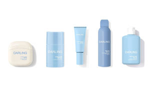 Darling Cloud Drop, Shield-Me, Glowy Screen, Mist-Me and Protect-Me SPF 50 suncare