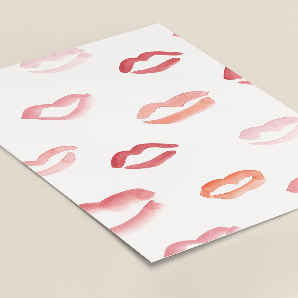 Thumbnail: Postcard Flying Kisses