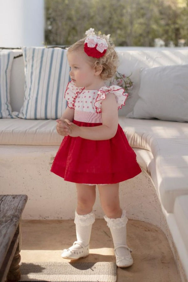 Thumbnail: Red & White Plumeti Dress