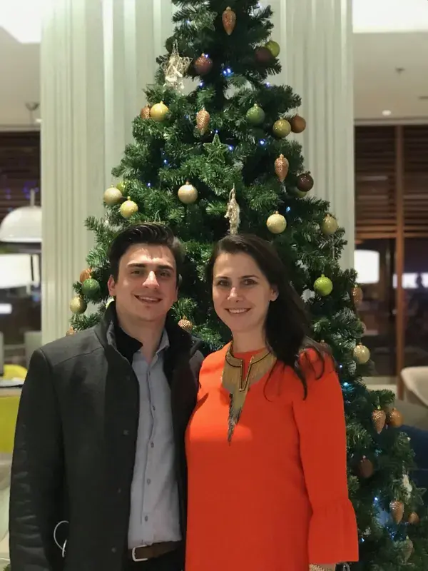 Denis Preka and his mom, Linda Preka Thom, celebrating their last Christmas together. Preka died in 2019 after friends allegedly slipped him the dangerous party drug "Molly" and posted his reaction and death on Snapchat. Provided By Preka Family