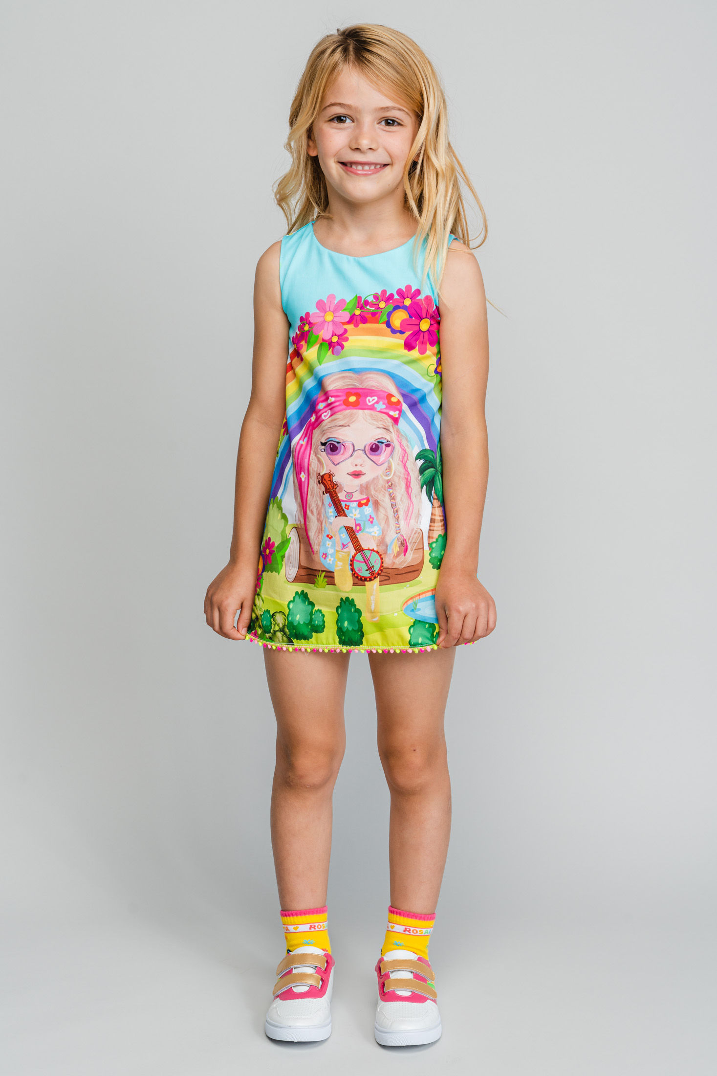 Girls Arvin Cotton Dress