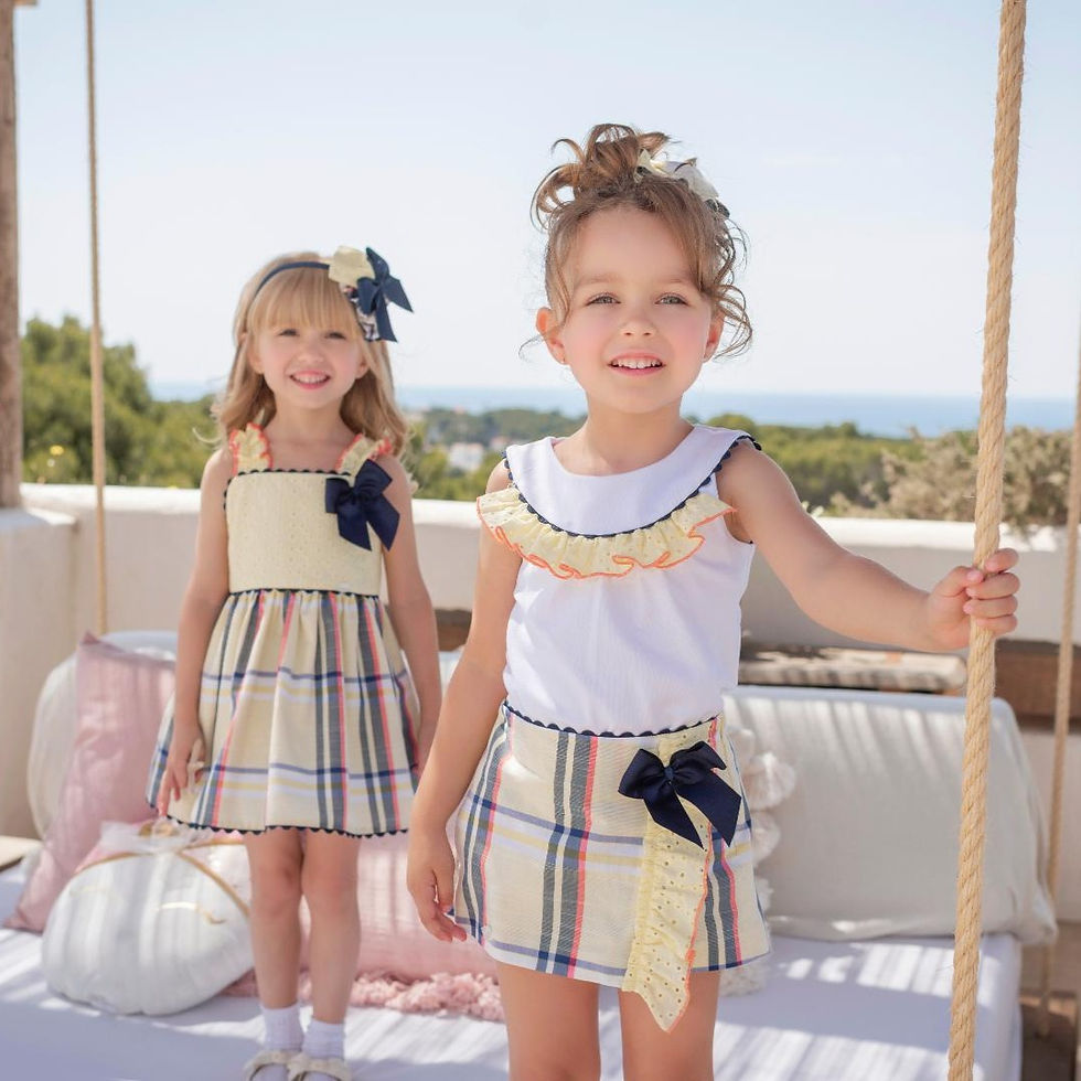 Thumbnail: Yellow & Blue Check Dress
