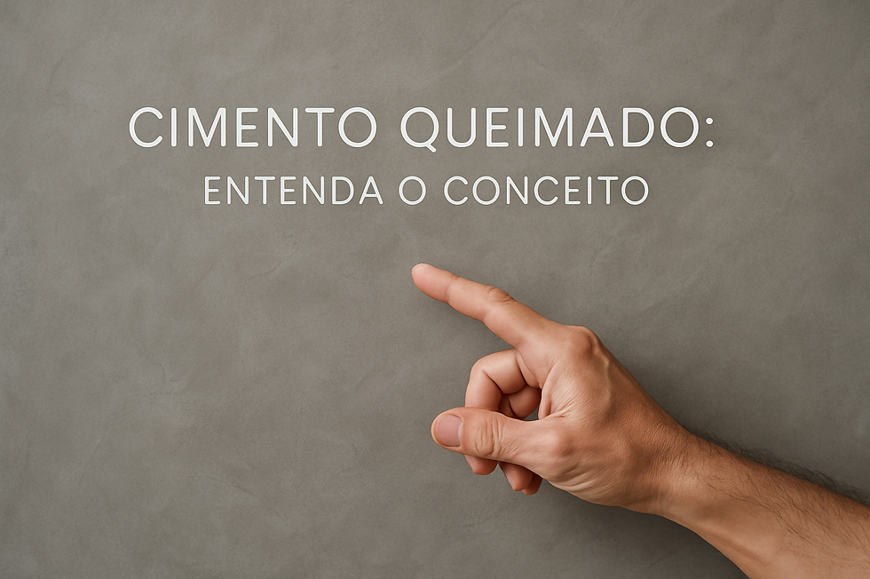 Cimento queimado: saiba o que é e como utilizá-lo em seus projetos.