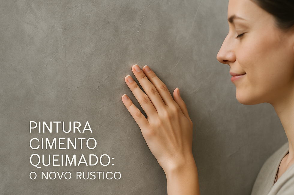 Pintura com Cimento Queimado