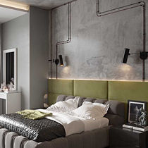 Cimento queimado em ambiente de convivência