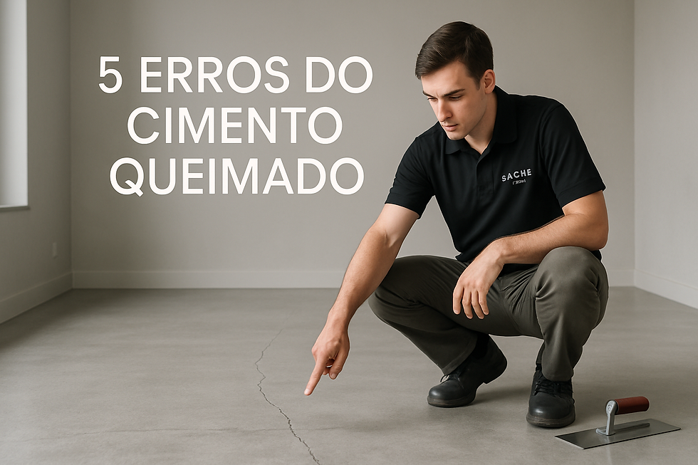 5 Erros mais comuns na aplicação do Cimento Queimado