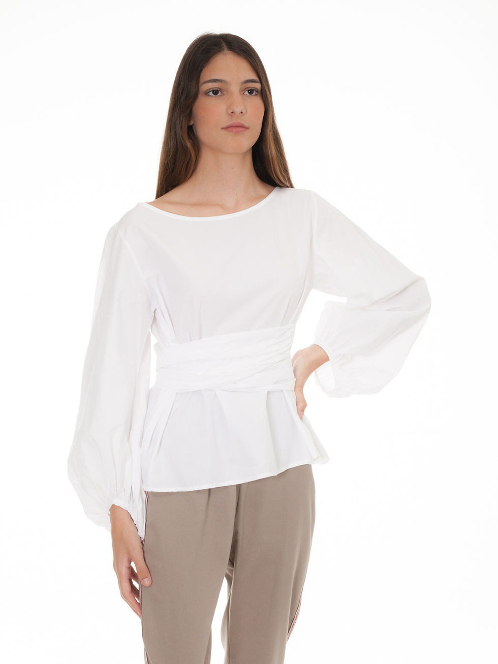 Miniatura: GREY STAR BLOUSE BOW AT WAIST