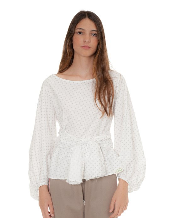 Miniatura: GREY STAR BLOUSE BOW AT WAIST