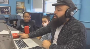 Hip-hop legends Grandmaster Caz and Melle Mel 
Visit Bronx Children’s Museum Afterschool Program at 
