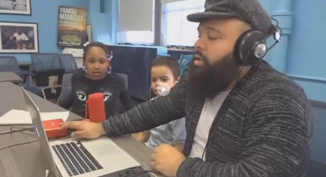 Hip-hop legends Grandmaster Caz and Melle Mel 
Visit Bronx Children’s Museum Afterschool Program at 