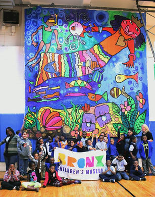 What is Art? Program at BronxWorks Creates 17' Mural