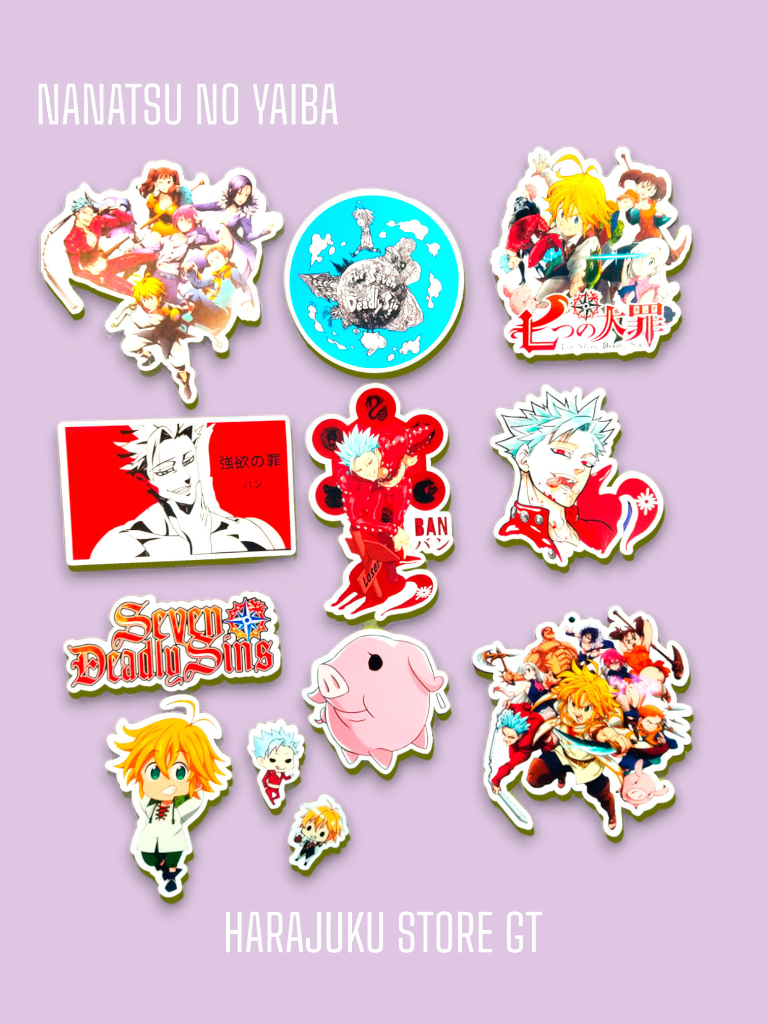 Nanatsu no Yaiba Stickers