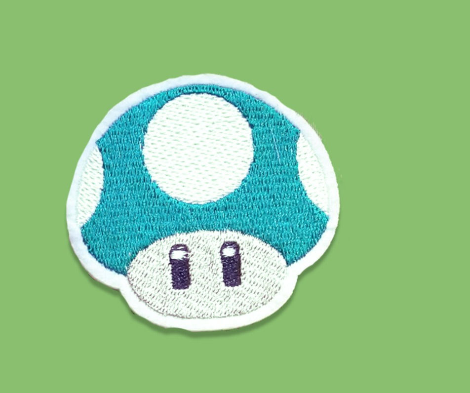 Miniatura: Parches termoadhesivos, rana, honguito, sushi, dinosaurio, radioactivo, alien