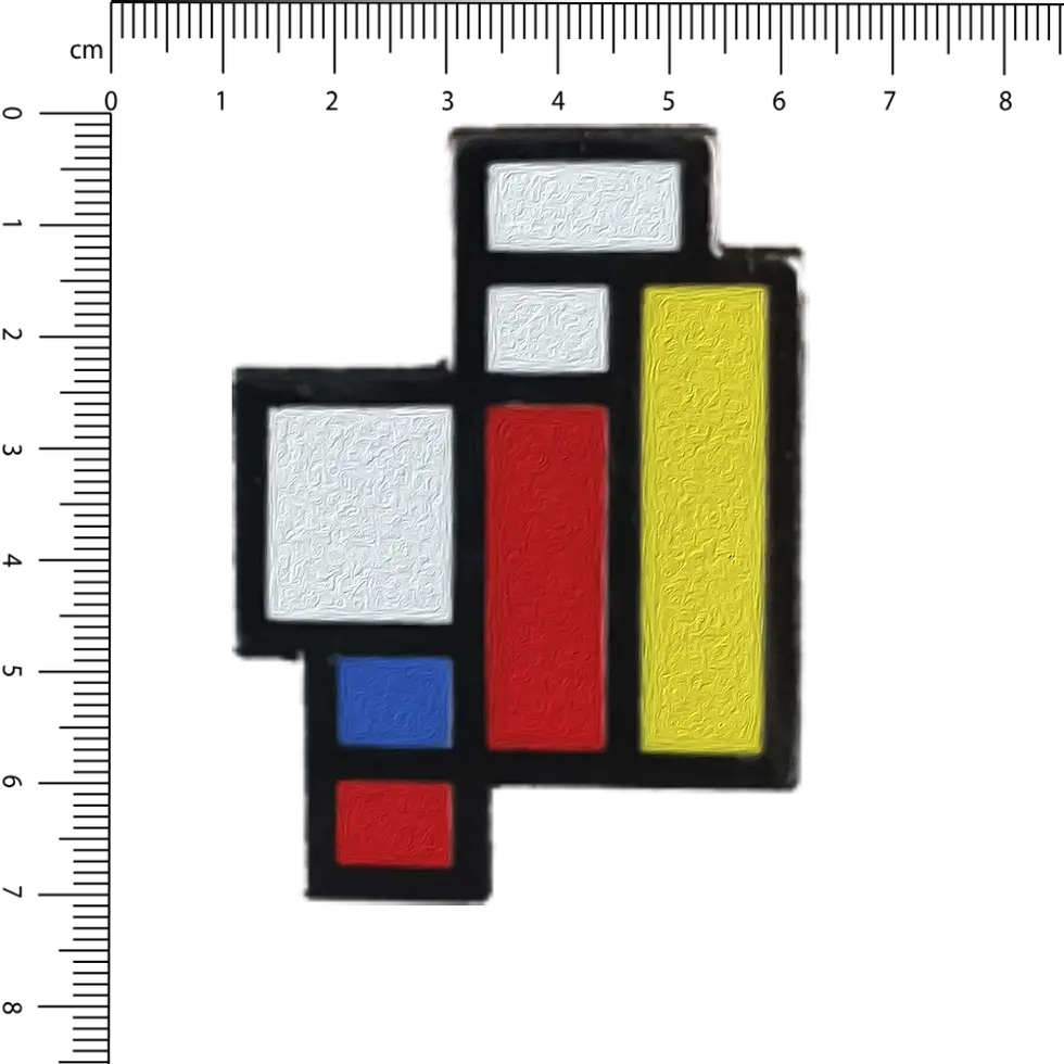 Miniatura: Dalí, Andy Warhol, Mondrian, Ángel Caído- Parche Termoadhesivo