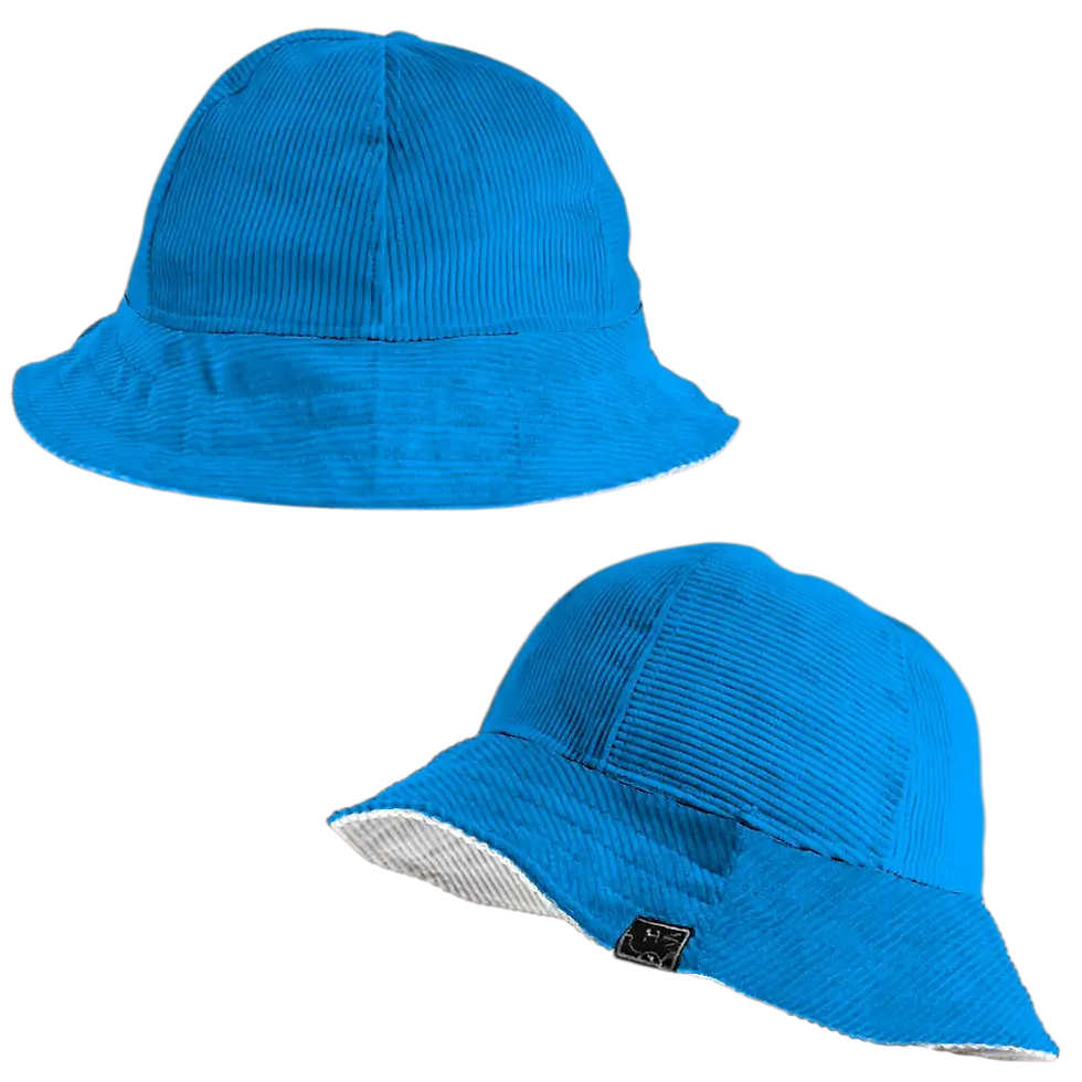 Miniatura: Bucket Hat 6 Paneles Corduroy - Aqua