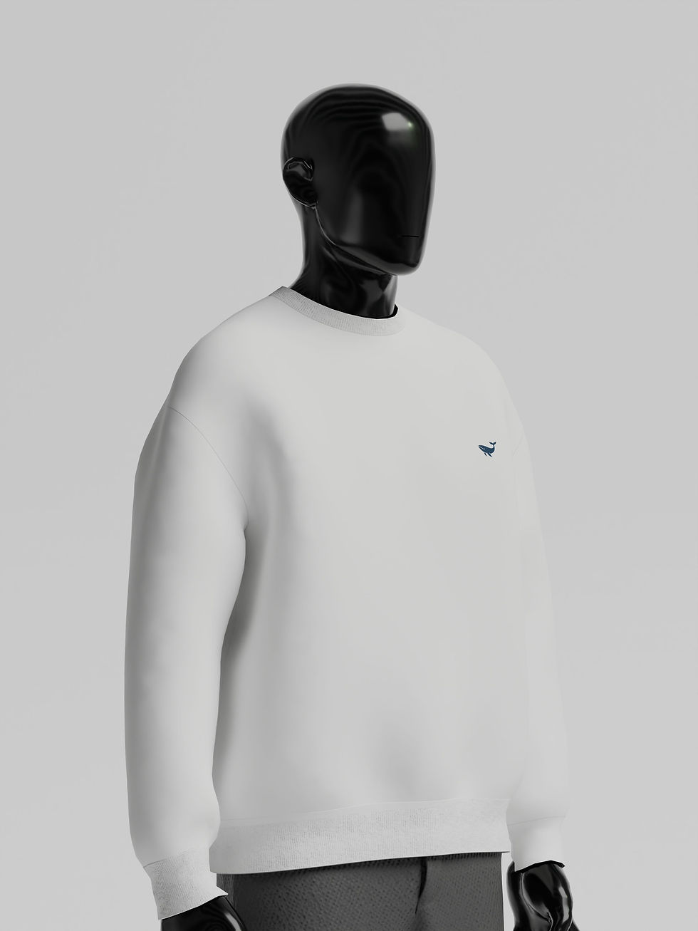 Thumbnail: White Oversized Sweatshirt