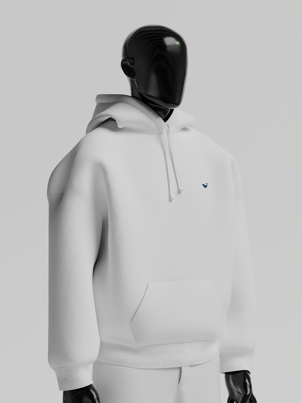 Thumbnail: White Oversized Hoodie