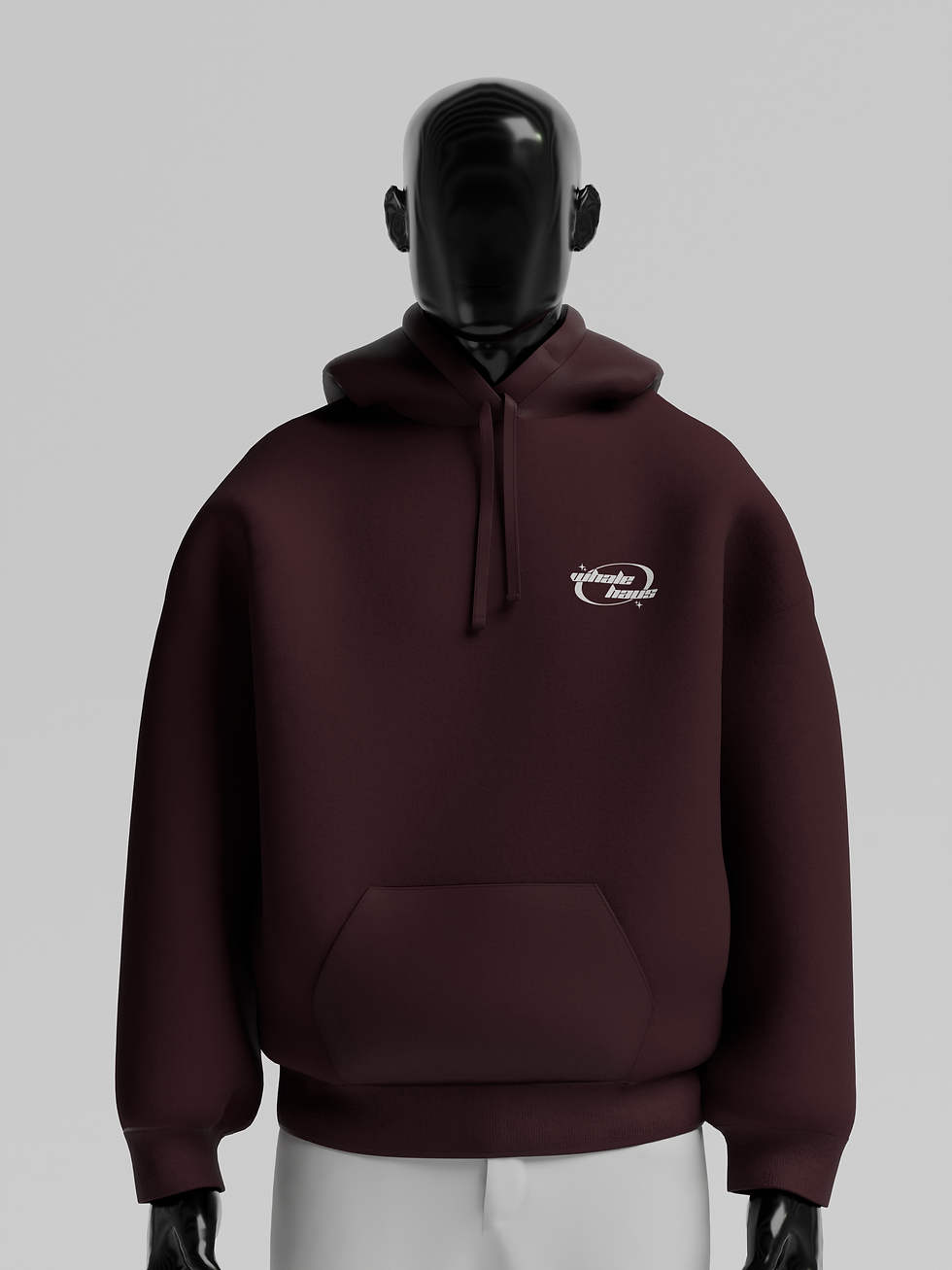 Maroon Oversized Hoodie