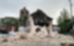 Crumbled building