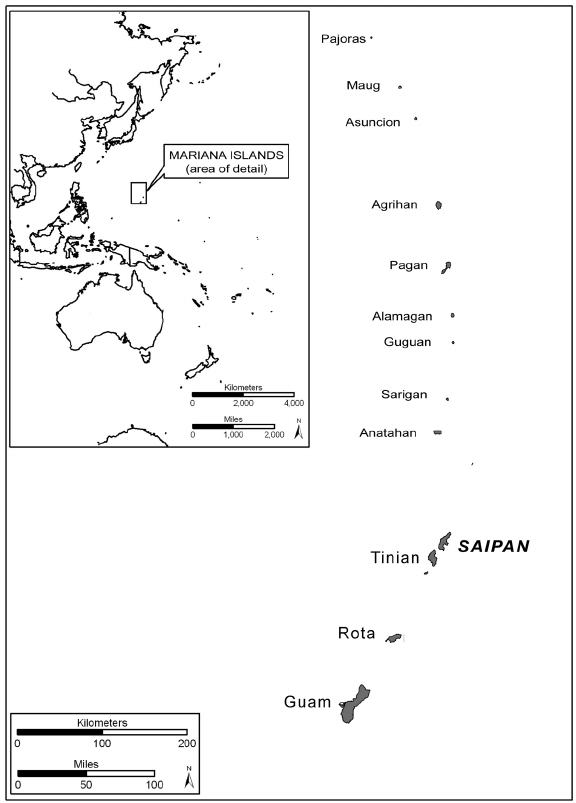 ancestry of first marianas settlers