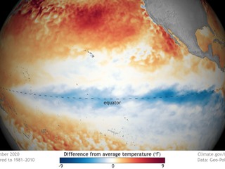 La Niña officially declared in the Pacific