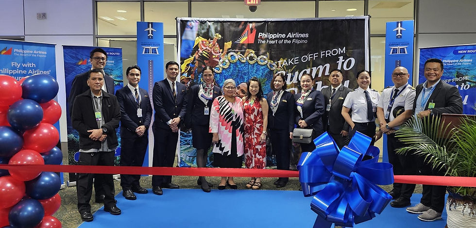 Philippine Airlines officially launches Cebu-Guam service