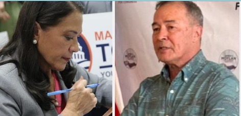 Mary Camacho Torres and James Moylan