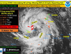 Fung-Wong upgraded to tropical storm