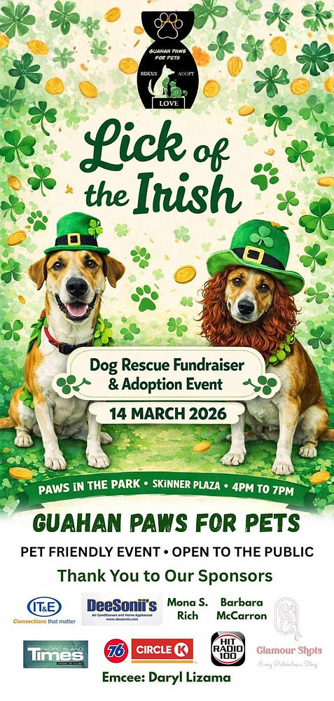 Community Events: Dog rescue fundraiser; Tumon music fest returns;