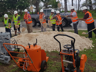 CNMI officials break ground on $2.9M road project on Rota